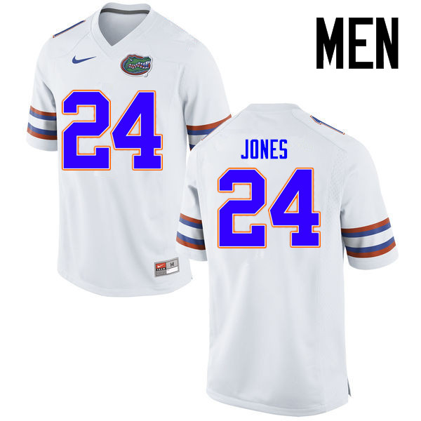 Men Florida Gators #24 Matt Jones College Football Jerseys Sale-White